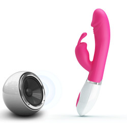 Pretty Love Vibro Rabbit Gene Voice Controle Rose